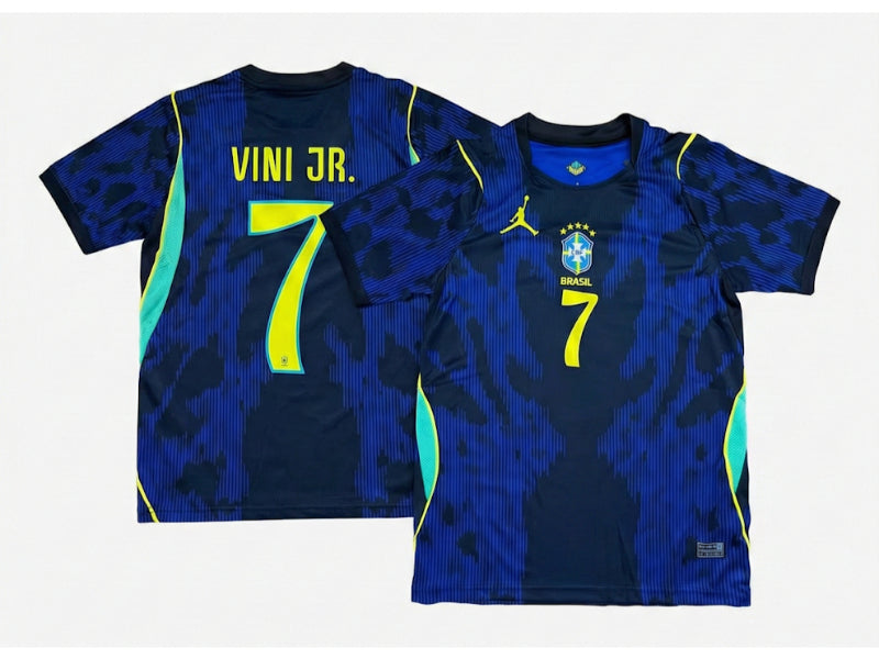 Brazil Vini Jr 2026 World Cup Away Blue 7