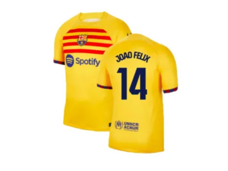 Barcelona 4th Kit Joao Felix Yellow 14