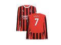 AC Milan Santiago Giménez 2024-25 Long Sleeve Home Red 7