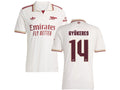 Arsenal 3rd Kit 2025-26 Viktor Gyökeres White 14