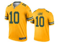 Green Bay Packers Jordan Love Yellow 10