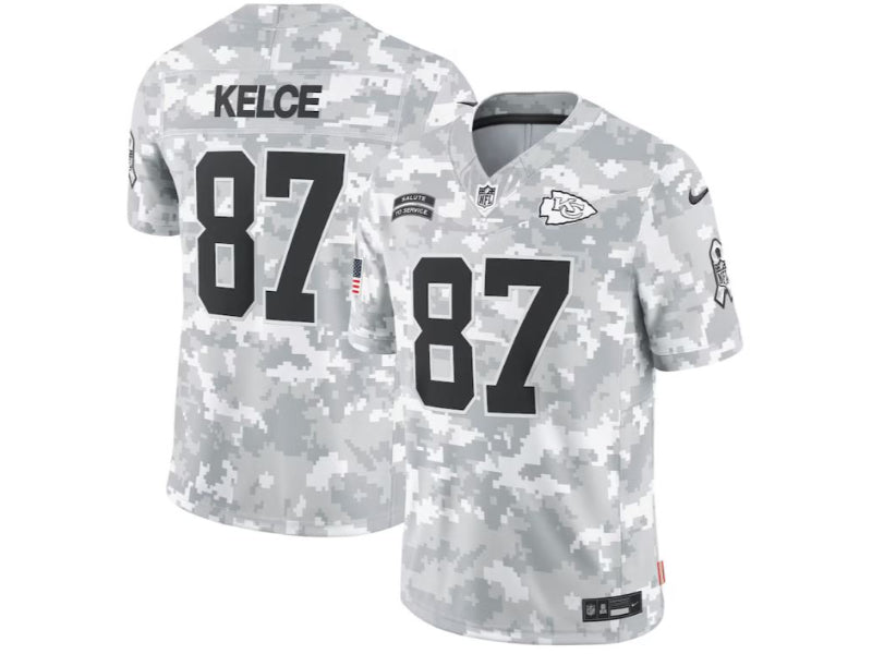 Kansas City Chiefs Travis Kelce 2024 Salute to Service 87