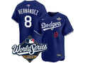 Los Angeles Dodgers Kike Hernandez 2025 World Series Champions Blue 8