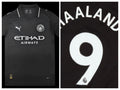 Manchester City Erving Haaland 2025-26 Away Black 9