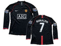 Manchester United 2007-08 Cristiano Ronaldo Long Sleeve Black 7