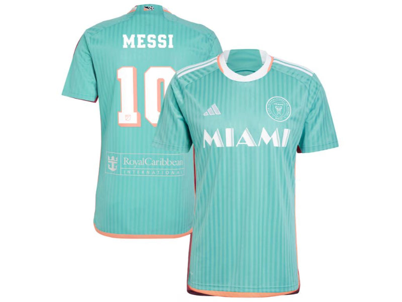 Inter Miami 2024 3rd Kit Lionel Messi Aqua (Dolphins Tribute) 10