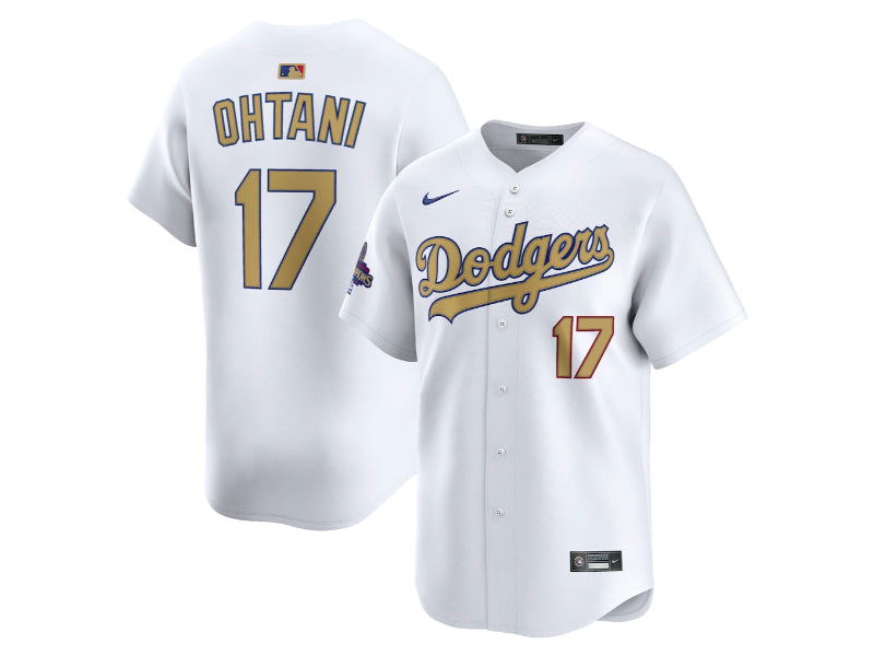 Los Angeles Dodgers Shohei Ohtani 2025 Ring Ceremony Whte & Gold 17