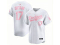 Los Angeles Dodgers Shohei Ohtani White & Pink 17