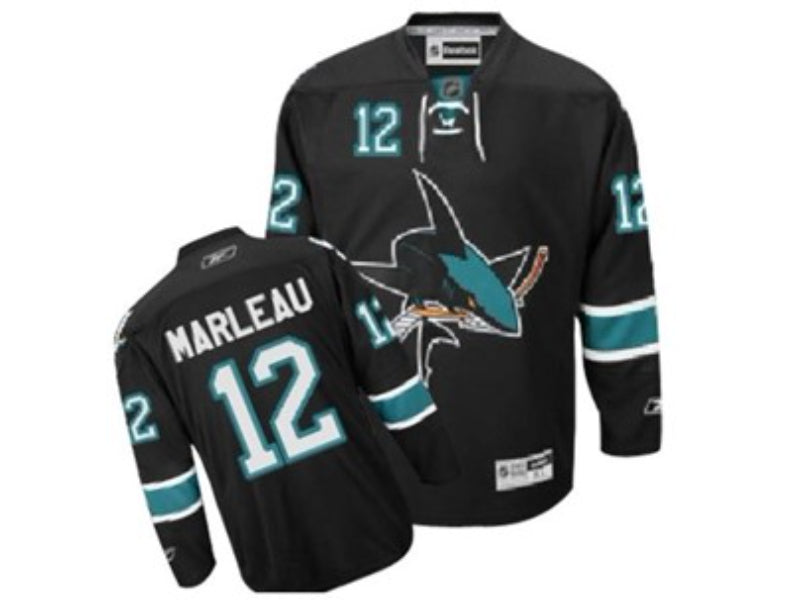 San Jose Sharks Patrick Marleau Black 12