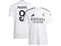 Real Madrid Kylian Mbappe 2024-25 Home White 9