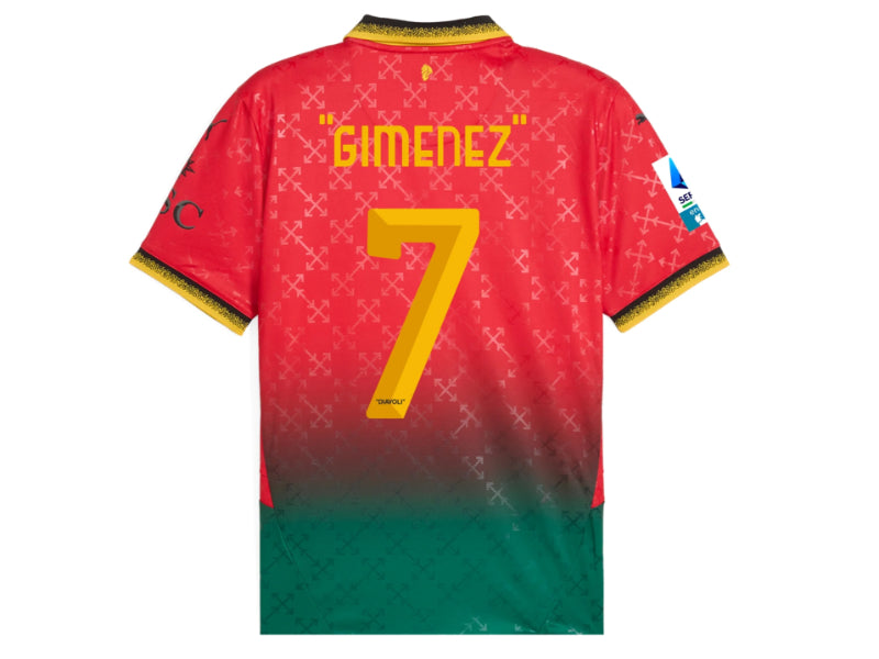 AC Milan X Off White Santiago Gimenez Red 7