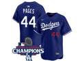 Los Angeles Dodgers Andy Pages Blue 44