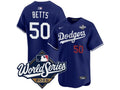 Los Angeles Dodgers Mookie Betts 2025 World Series Blue 50