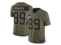 Las Vegas Raiders Brock Bowers 2025 Salute to Service 89