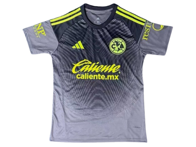 Club America 2025-26 Goalkeeper Short Sleeve Gray