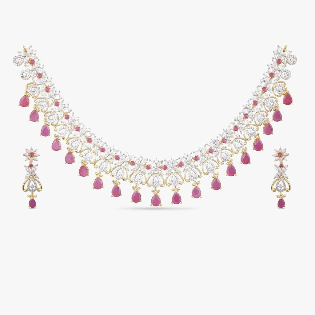 Saloni Nakshtatra CZ Necklace Set