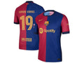 Barcelona 2024-25 Lamine Yamal Home Red & Blue 19