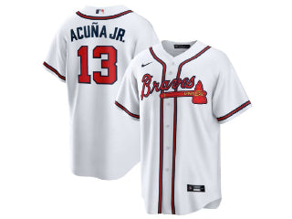 Atlanta Braves Ronald Acuna Jr White 13