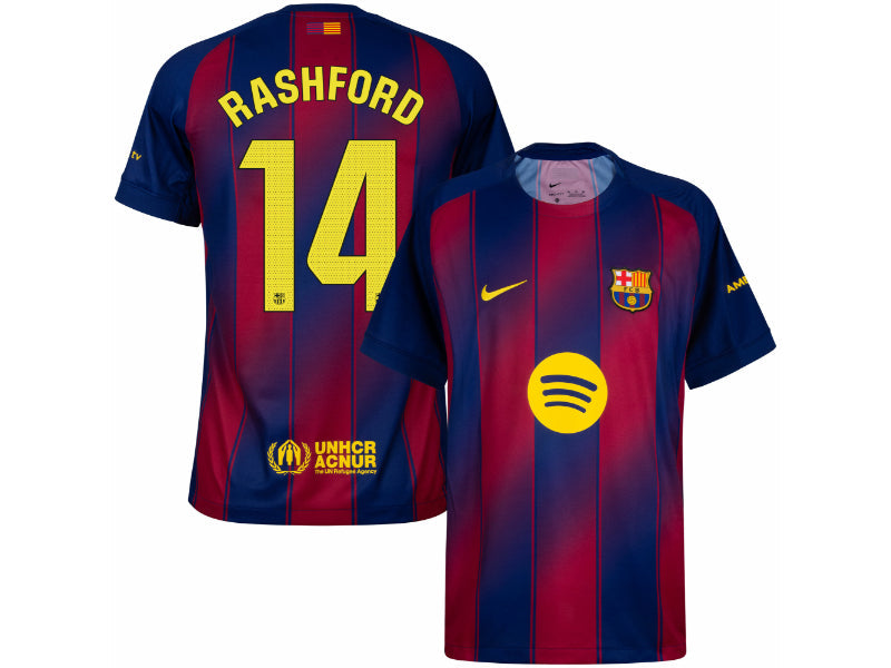 Barcelona 2025-26 Marcus Rashford Home 14