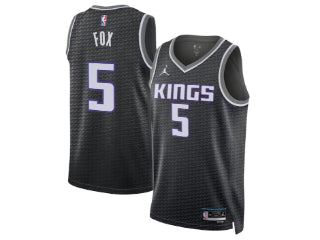 Sacramento Kings De'Aaron Fox Black 5