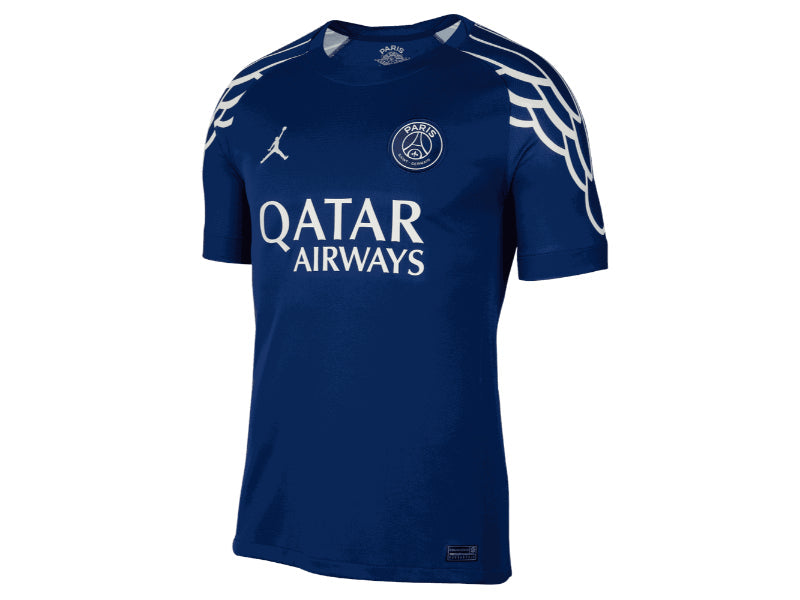 Paris Saint Germain 4th Kit Jordan Wings Blue