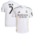 Real Madrid  Vinicius Junior (Vini Jr) Home 2025-26 White 7