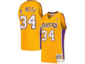 Los Angeles Lakers Shaquille O'neal Yellow 34